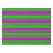Purple Green Stylish Stripes Pattern Design  Tafelkleed (Voorkant (Horizontaal))
