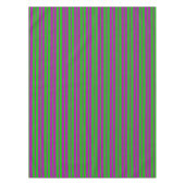 Purple Green Stylish Stripes Pattern Design  Tafelkleed (Voorkant)