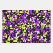 Purple Green Unicorn Splattered Paint  Inpakpapier Vel (Voorkant)