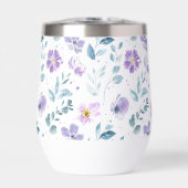 Purple Green Watercolor Wildflower (Voorkant)