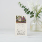 Purple Green Yellow Blue Sympathy Card Visitekaartje (Staand voorkant)