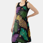 PURPLE GREEN YELLOW MARDI GRAS FEATHERS SCHORT (Insitu)