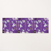 Purple Halloween Yogamat (Voorkant (horizontaal))