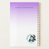 Purple Harlequin Bunny Agenda (Achterkant)