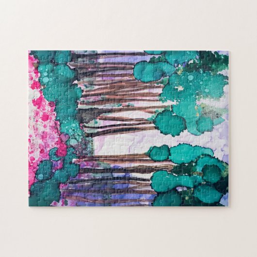 Purple Haze met Pines Puzzle Legpuzzel (Horizontaal)