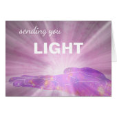 *~* Purple Healing Energy Sending Light (Voorkant Horizontaal)