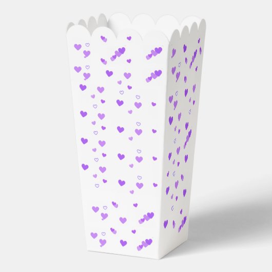Purple Heart Cluster Popcorn Bedankdoosjes (Achterkant)