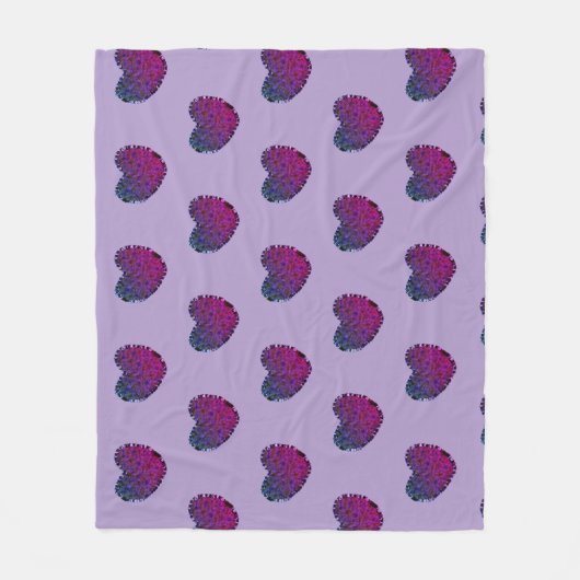 Purple Heart Fleece Blanket (Voorkant)