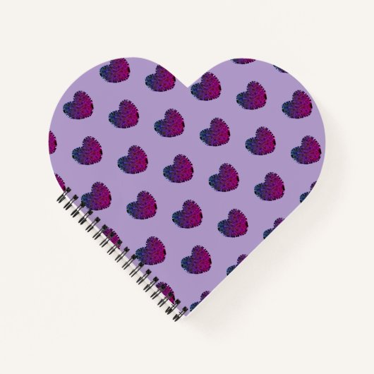 Purple Heart Notebook Notitieboek (Voorkant)
