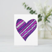 Purple Heart Postcard Briefkaart (Staand voorkant)