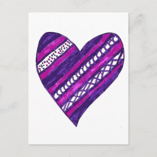 Purple Heart Postcard Briefkaart