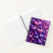 Purple Hearts Deluxe Notitieboek (Binnen)
