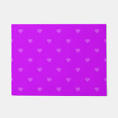Purple hearts pattern deurmat (Voorkant)