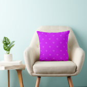 Purple hearts pattern kussen (Stoel)