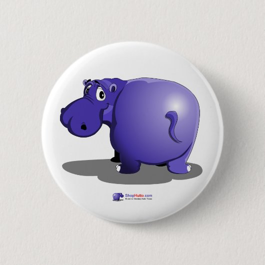 Purple Hippo Button (Voorkant)