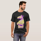Purple Horse Graphic /motivational quotes  T-shirt (Voorkant volledig)