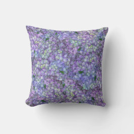 Purple hydrangea flowers kussen