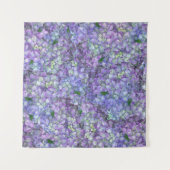Purple hydrangea flowers wandkleed (Voorkant)
