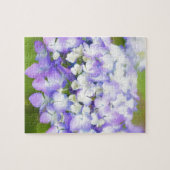 Purple hydrangea | greeting | mothersday | legpuzzel (Horizontaal)