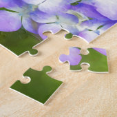 Purple hydrangea | greeting | mothersday | legpuzzel (Zijkant)
