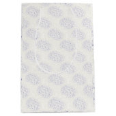 Purple Hydrangeas outline Medium Cadeauzakje (Voorkant)