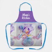 Purple Iris Irises Floral Flower Christmas Schort (Voorkant)