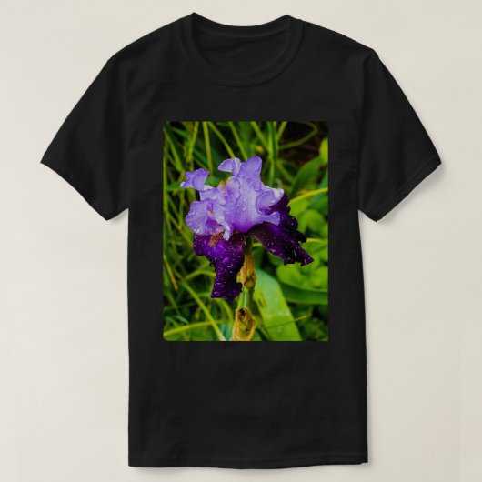 Purple Iris T-shirt (Design voorkant)