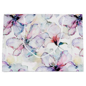 Purple Island Flowers Birthday Groot Cadeauzakje (Voorkant)