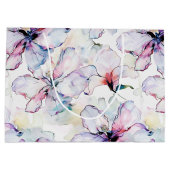 Purple Island Flowers Birthday Groot Cadeauzakje (Achterkant)