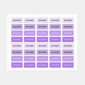 Purple Kids' Name Clothing School Labels (Vel)