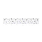 Purple Lavender Floral Chic Wedding Uitnodigingen Wikkel (Vlak)