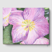Purple Lenten Rose Floral Vacation Rental Gastenboek (Achterkant)
