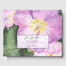 Purple Lenten Rose Floral Vacation Rental Gastenboek
