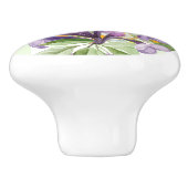 Purple Lilac Keramische Knop (Zijkant)