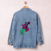 Purple Lilies  Denim Jacket (Hangar)