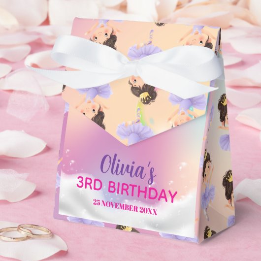 Purple Little Princess Ball Bedankdoosjes (Huwelijk)