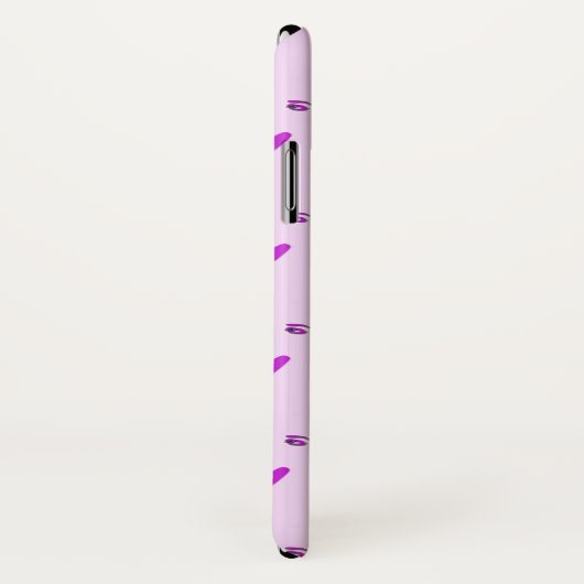 Purple makeup artist business pattern Case-Mate iPhone case (Achterkant / rechts)