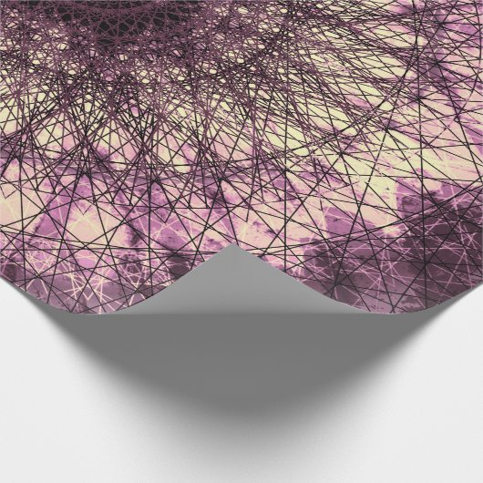 Purple Mandala Cadeaupapier (Hoek)