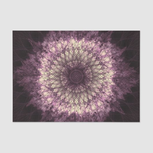 Purple Mandala Tissuepapier (Voorkant)
