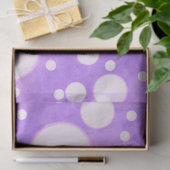 Purple Marble White Polka Dots Pattern Decoupage Tissuepapier (Geschenk)