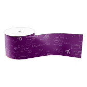 Purple Math Formulas Equations Graduation Grosgrain Lint (Spoel)