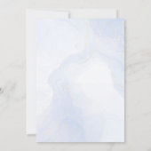 Purple Mermaid 1st Birthday Oneder the Sea Bedankkaart (Achterkant)