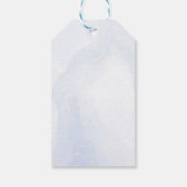 Purple Mermaid 1st Birthday Oneder the Sea Cadeaulabel (Achterkant)