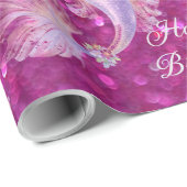 Purple mermaid  cadeaupapier (Rol Hoek)