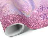 Purple mermaid  cadeaupapier (Rol Hoek)