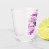 Purple Military Camo Shot Glass Shot Glas (Links)