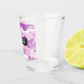 Purple Military Camo Shot Glass Shot Glas (Rechts)