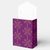 Purple Minimal Tamil Kolam Pongal Bedankdoosjes (Geopend)