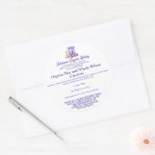 Purple Mixer Bread Bakery Food Product Label (Envelop)