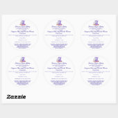 Purple Mixer Bread Bakery Food Product Label (Vel)